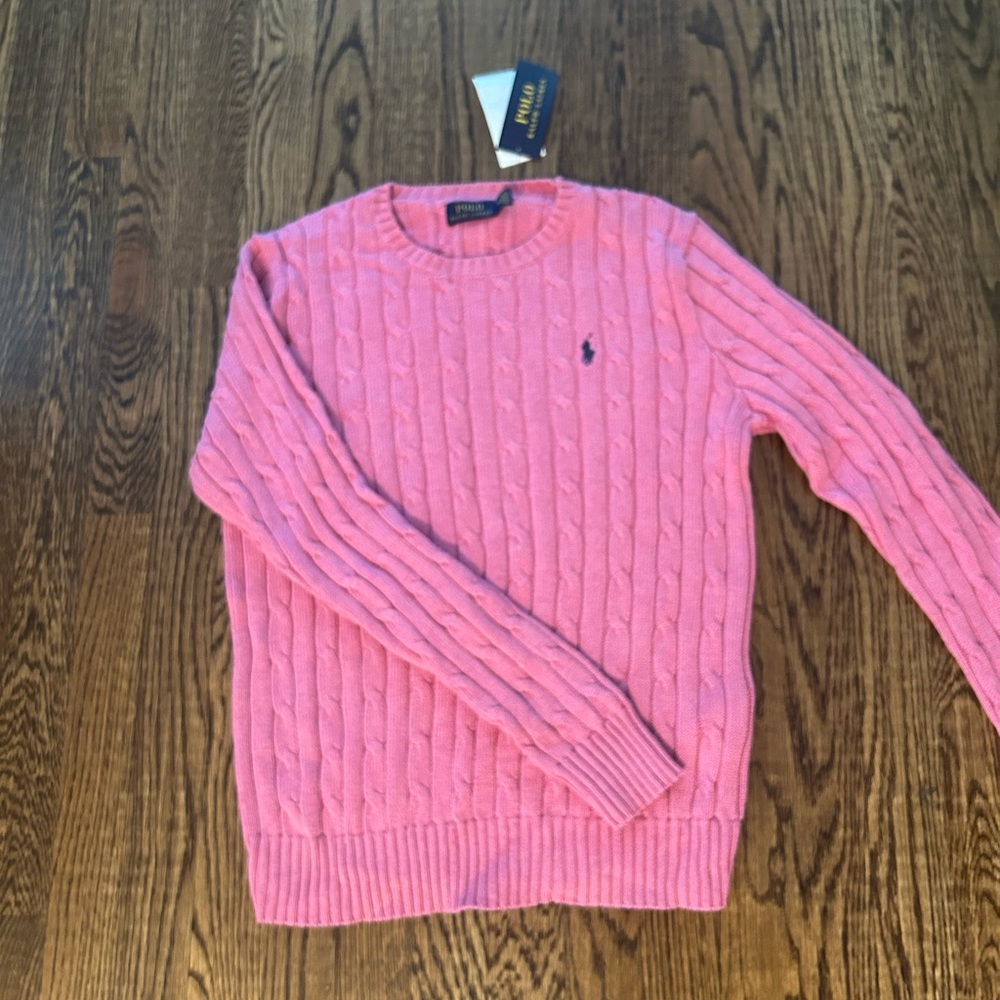 Ralph Lauren Vibrant Pink Knit Sweater